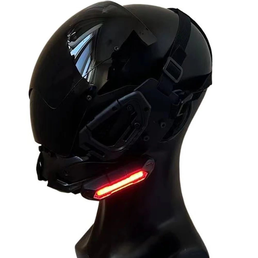 Wraith Mask gothic cyberpunk LED mask – view 6