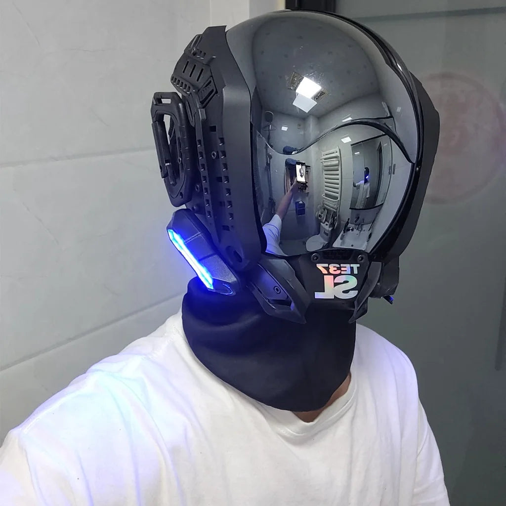 Mech Mask mechanical cyberpunk face mask – view 5