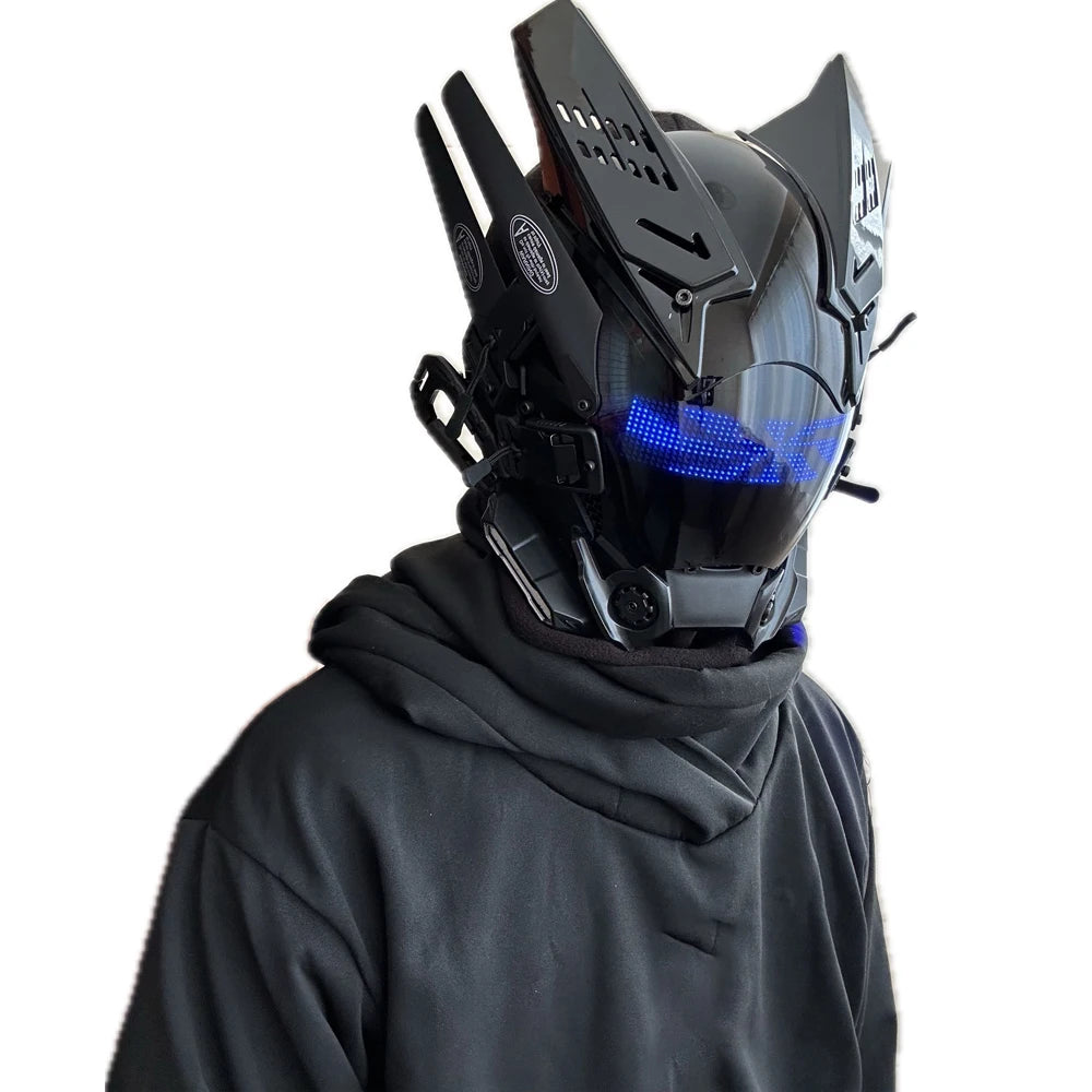 Glitch Visor app-controlled LED face mask – view 3